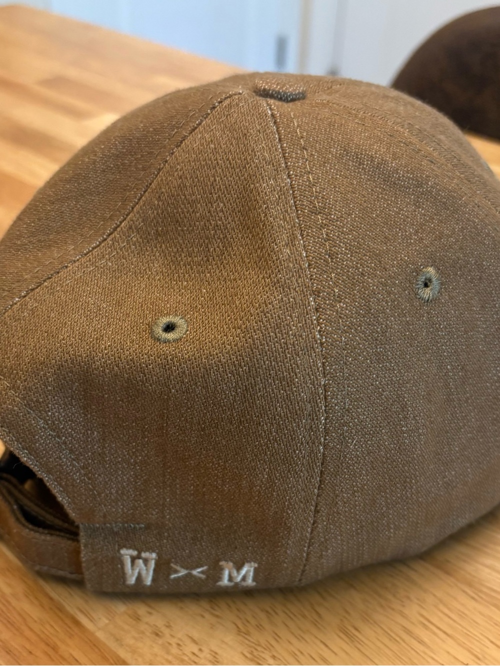 WIESMADE DENIM CAP
14OZ | BROKEN TWILL DENIM WHEAT - Picture 2 of 6